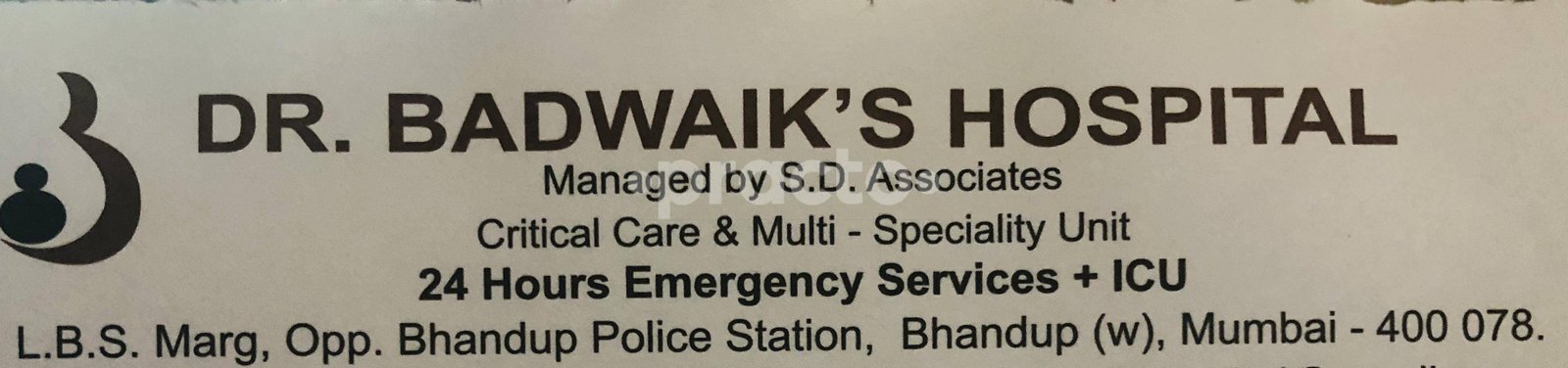 Badwaik Hospital, Bhandup West