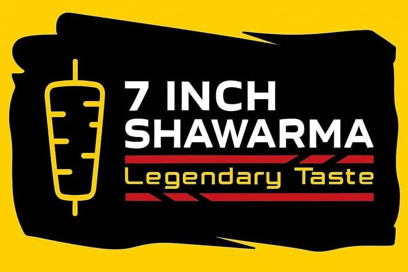 7 inch shawarma